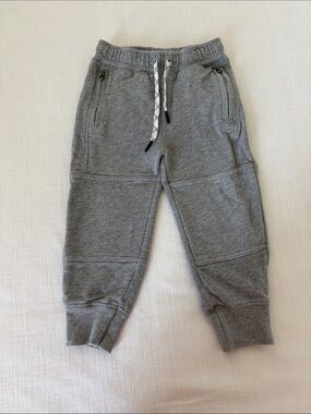 Hanna Andersson Heather Gray Kids Jogger Sweatpants